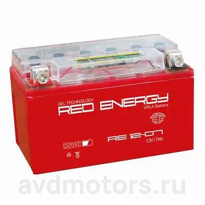 DS1207 — Аккумулятор мото RED ENERGY